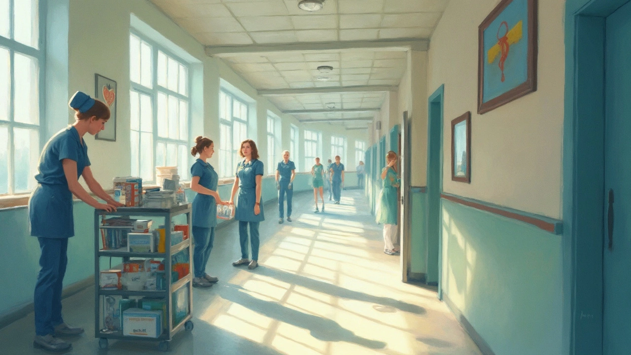 Робота в Києві: Сутки троє для жінок у ролі санітарки