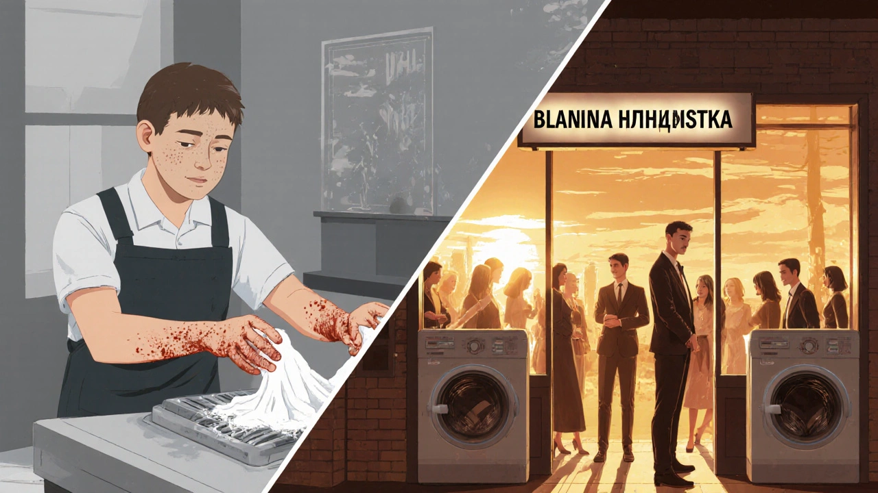 Розвиток працівника від новачка до власника хімчистки в Києві.