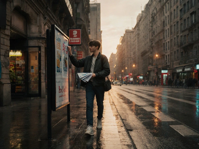 Робота розклейка оголошень Київ: як заробити без досвіду з щоденною оплатою