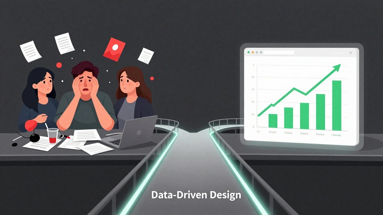 Концептуальна ілюстрація: дизайнер з'єднує заплутаний інтерфейс з ефективним користувацьким досвідом.